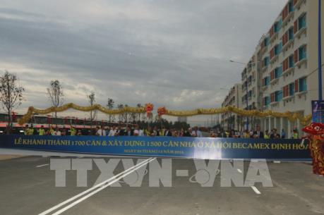 Bình Dương đưa vào sử dụng 1.700 căn hộ nhà ở xã hội cho công nhân