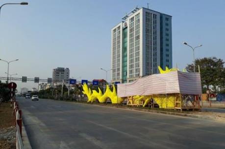 Hải Phòng chỉnh sửa rồng vàng đầu pikachu trên phố