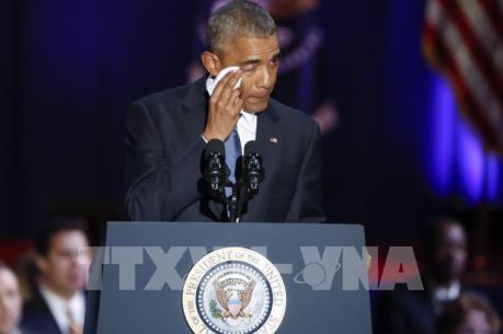 Tổng thống B.Obama đọc diễn văn chia tay người dân Mỹ