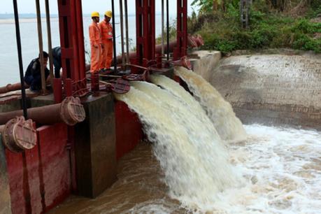 Gần 10% diện tích được lấy nước đổ ải vụ Đông Xuân