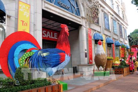 TP. Hồ Chí Minh trang hoàng lộng lẫy đón chào Tết Đinh Dậu 2017