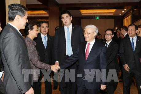 Tổng bí thư Nguyễn Phú Trọng: Các DN góp phần thúc đẩy hợp tác kinh tế Việt Nam–Trung Quốc