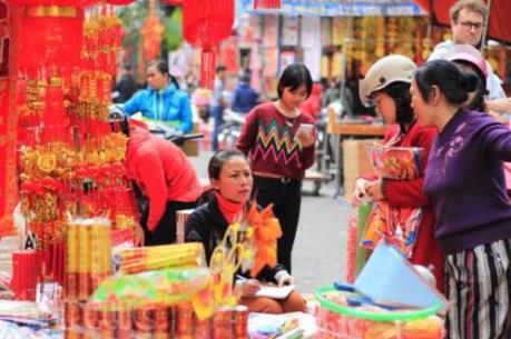 Không khí Tết đã len lỏi khắp phố phường Hà Nội
