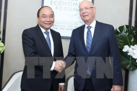 Thủ tướng Nguyễn Xuân Phúc tham dự các hoạt động của Hội nghị WEF