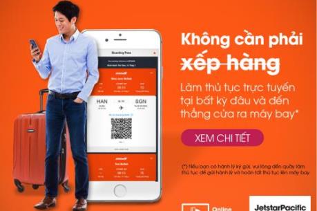 Jetstar Pacific triển khai ứng dụng “check – in” trực tuyến tại website