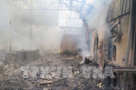 Cháy 7 ki ốt chợ và 1 quán cà phê tại Tp. Biên Hòa