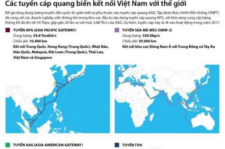 Sự cố đứt cáp quang biển: Đã khắc phục được 90% đường truyền