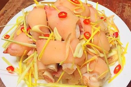 Móng giò ngâm chua ngọt giòn sần sật không ngán ngày Tết