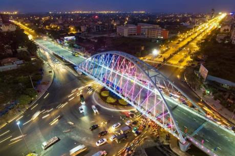 Hải Phòng thông tuyến cây cầu vòm thép khổng lồ