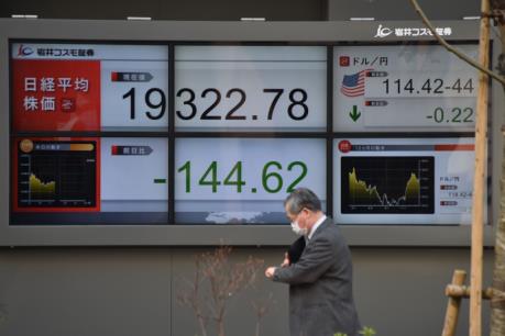 Chứng khoán Tokyo mở cửa trong sắc đỏ