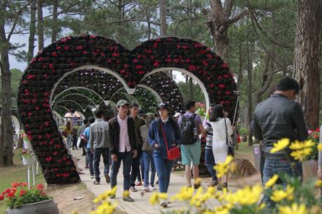 Nhiều du khách lựa chọn Đà Lạt là điểm du Xuân đầu năm
