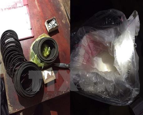 Phát hiện và bắt giữ vụ vận chuyển nghi thuốc bom