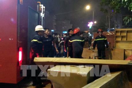 Cháy cửa hàng đồ gỗ nội thất ở thành phố Móng Cái