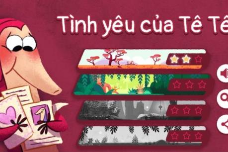 Google tung mini game tê tê siêu đáng yêu dịp Valentine