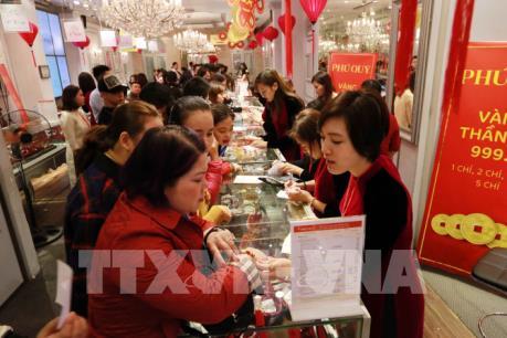 Giá vàng trong nước giảm nhẹ