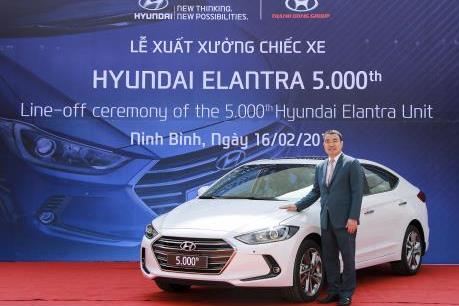 Hyundai Thành Công xuất xưởng chiếc xe Elantra thứ 5.000
