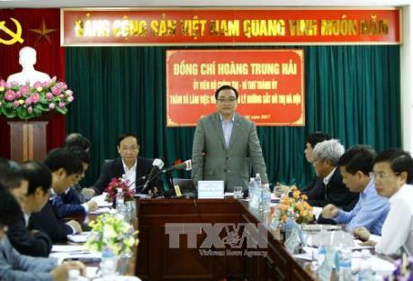 Bí thư Hà Nội yêu cầu đẩy nhanh tiến độ xây dựng các tuyến đường sắt đô thị