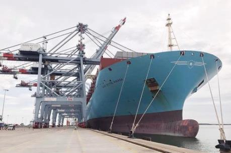 Margrethe Maersk - tàu container lớn nhất cập cảng Việt Nam từ trước đến nay