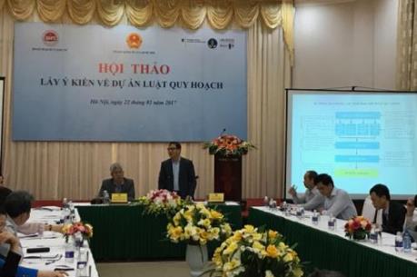 Luật Quy hoạch phải thống nhất với chiến lược phát triển kinh tế - xã hội