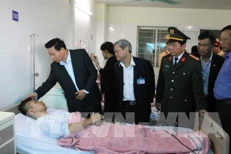 Vụ nổ xe khách tại Bắc Ninh: Miễn phí viện phí cho các nạn nhân