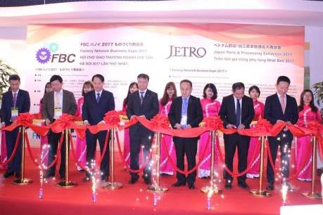 Khai mạc Hội chợ giao thương và Triển lãm gia công phụ tùng Nhật Bản 2017