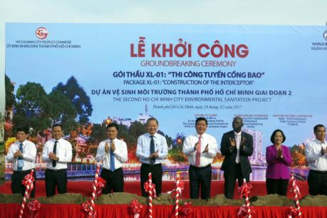 Khởi công dự án Vệ sinh môi trường hơn 11 nghìn tỷ đồng ở Tp. Hồ Chí Minh 