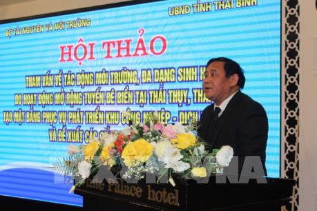 Tham vấn về tác động môi trường từ mở tuyến đê biển Thái Thụy-Thái Bình