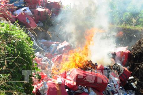 Buôn lậu thuốc lá qua biên giới đã giảm hẳn