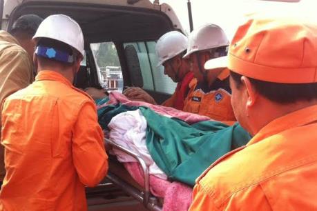 Cứu nạn thuyền viên bị tai nạn trên khu vực đảo Bạch Long Vĩ