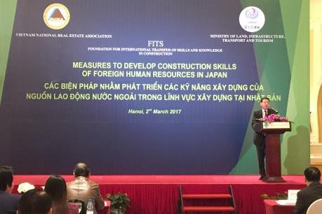 Hỗ trợ kỹ năng xây dựng của tu nghiệp sinh Việt Nam trong ngành xây dựng