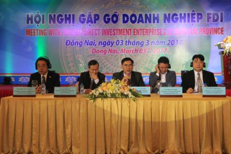 Lãnh đạo Đồng Nai gặp gỡ, đối thoại với doanh nghiệp FDI