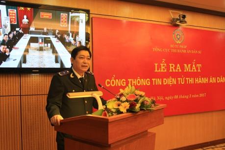 Ra mắt Cổng Thông tin điện tử Thi hành án dân sự