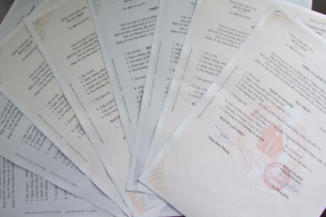 Hà Nam sẽ tiếp nhận hồ sơ và trả kết quả cấp phiếu lý lịch tư pháp qua bưu điện