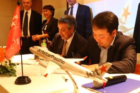 Jetstar Pacific và Tập đoàn Hàng không Pháp ký hợp đồng cung cấp thiết bị vật tư máy bay