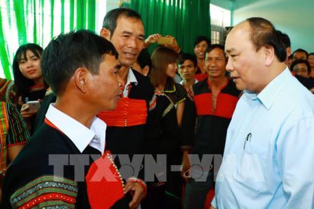 Thủ tướng Nguyễn Xuân Phúc thăm xã Khuê Ngọc Điền, huyện Krông Bông, Đăk Lăk