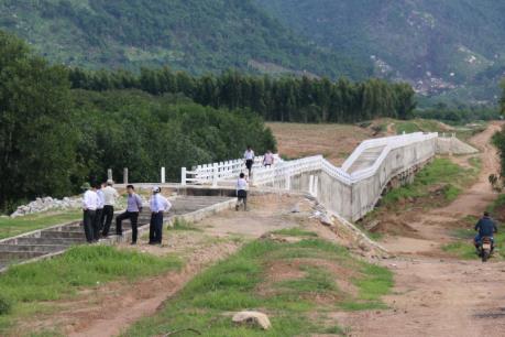 Xác định nguyên nhân sập cầu máng công trình hồ chứa nước Sông Dinh 3