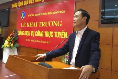 Khai trương Cổng dịch vụ công trực tuyến của Bộ Nông nghiệp và Phát triển nông thôn