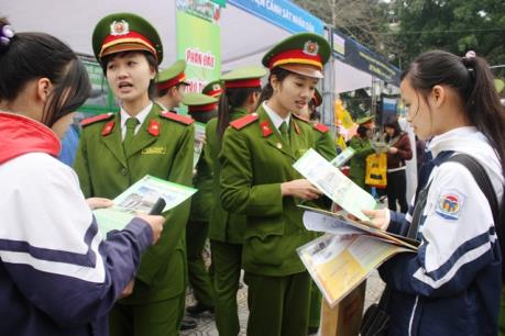 Tuyển sinh 2017: Thí sinh không được đăng ký cả ngành công an và quân đội