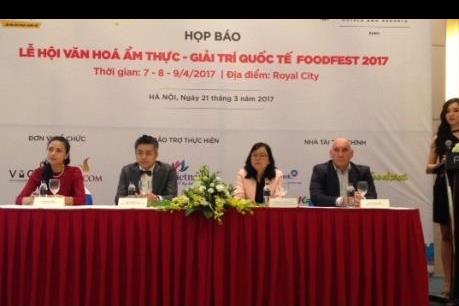 Sắp diễn ra Lễ hội văn hoá ẩm thực và giải trí quốc tế Food Fest 2017