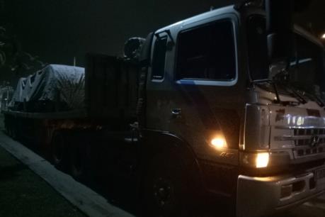 Sử dụng biển quân sự giả để chở hàng quá tải tại Hải Phòng