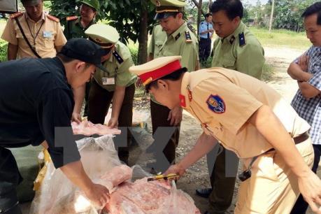Tiêu hủy hơn 4,2 tấn thịt lợn không đảm bảo an toàn vệ sinh thực phẩm