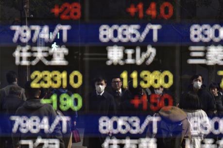 Chứng khoán châu Á tăng điểm nhẹ