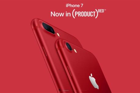 iPhone 7 màu đỏ chính hãng sẽ được bán tại Việt Nam từ giữa tháng 4