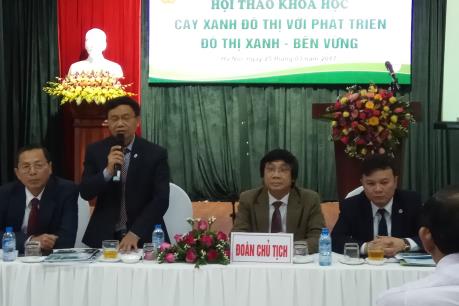 Cây xanh đô thị của Việt Nam chỉ bằng 1/10 của thế giới