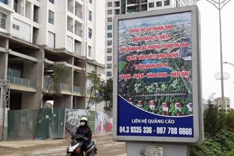 Ngỡ ngàng biển cổ động có chữ quận "Nam Từ Niêm" ở thủ đô Hà Nội