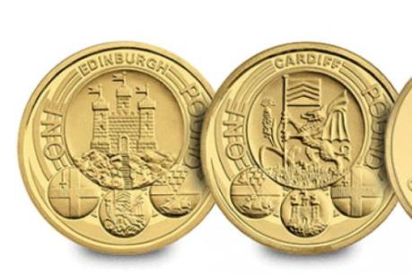 Anh lưu hành đồng xu 1 bảng mới