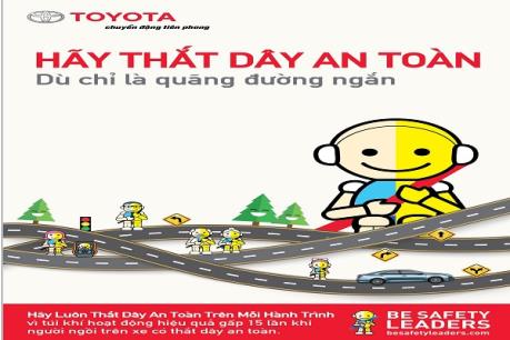 Toyota Việt Nam tiếp tục chiến dịch an toàn đường bộ năm 2017