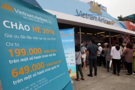 Vietnam Airlines bán vé máy bay giá 299.000 đồng tại hội chợ VITM 2017
