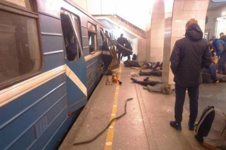 Nổ ga tàu điện ngầm ở Nga: Thế giới kịch liệt lên án