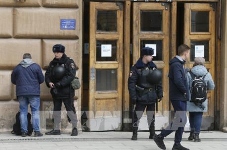 Ba nghi can đánh bom ga tàu điện ngầm ở Nga bị buộc tội khủng bố